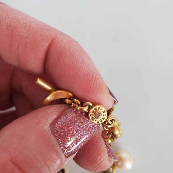 Long pearl necklace with matching bracelet - Picture 5 of 7